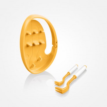 Tire-Tiques Tick Twister avec Clipbox orange