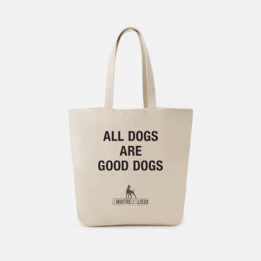 Totebag BIO - All dogs are good dogs